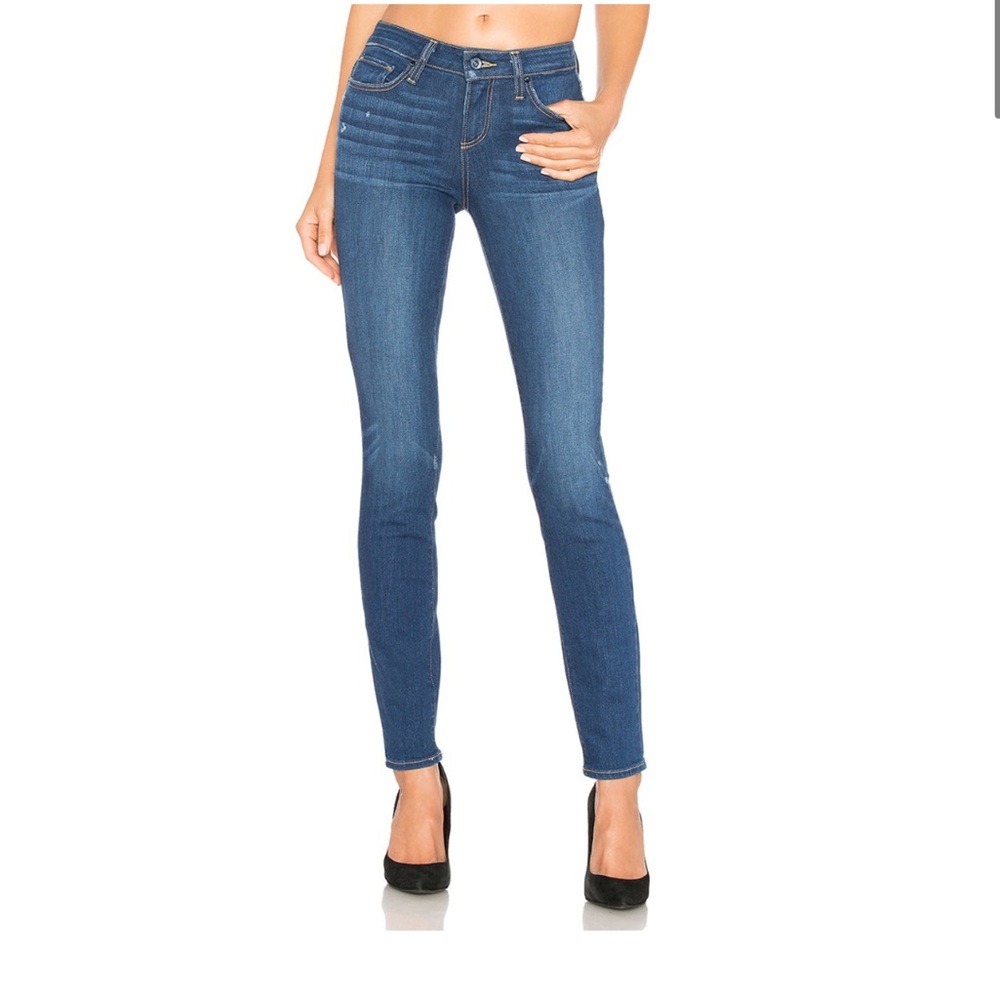 PAIGE Verdugo Ultra Skinny Jeans Mid-Rise Tapered